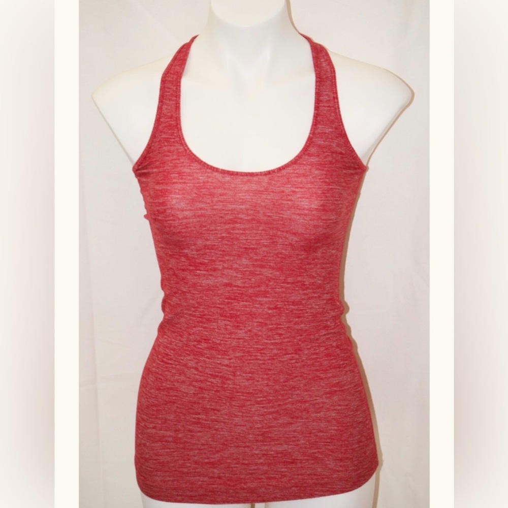 Lululemon Cool Racerback in Heathered Cranberry, Size 8 - Picture 2 of 11
